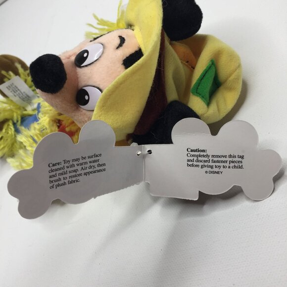 Disney Mickey Mouse 10" Bean Bag Plush Toy Scarecrow Costume Mouseketoys - Picture 3 of 10